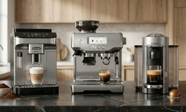 أفضل ماكينات القهوة المنزلية 2026: استمتع بمذاق الكافيهات ووفر مالك
