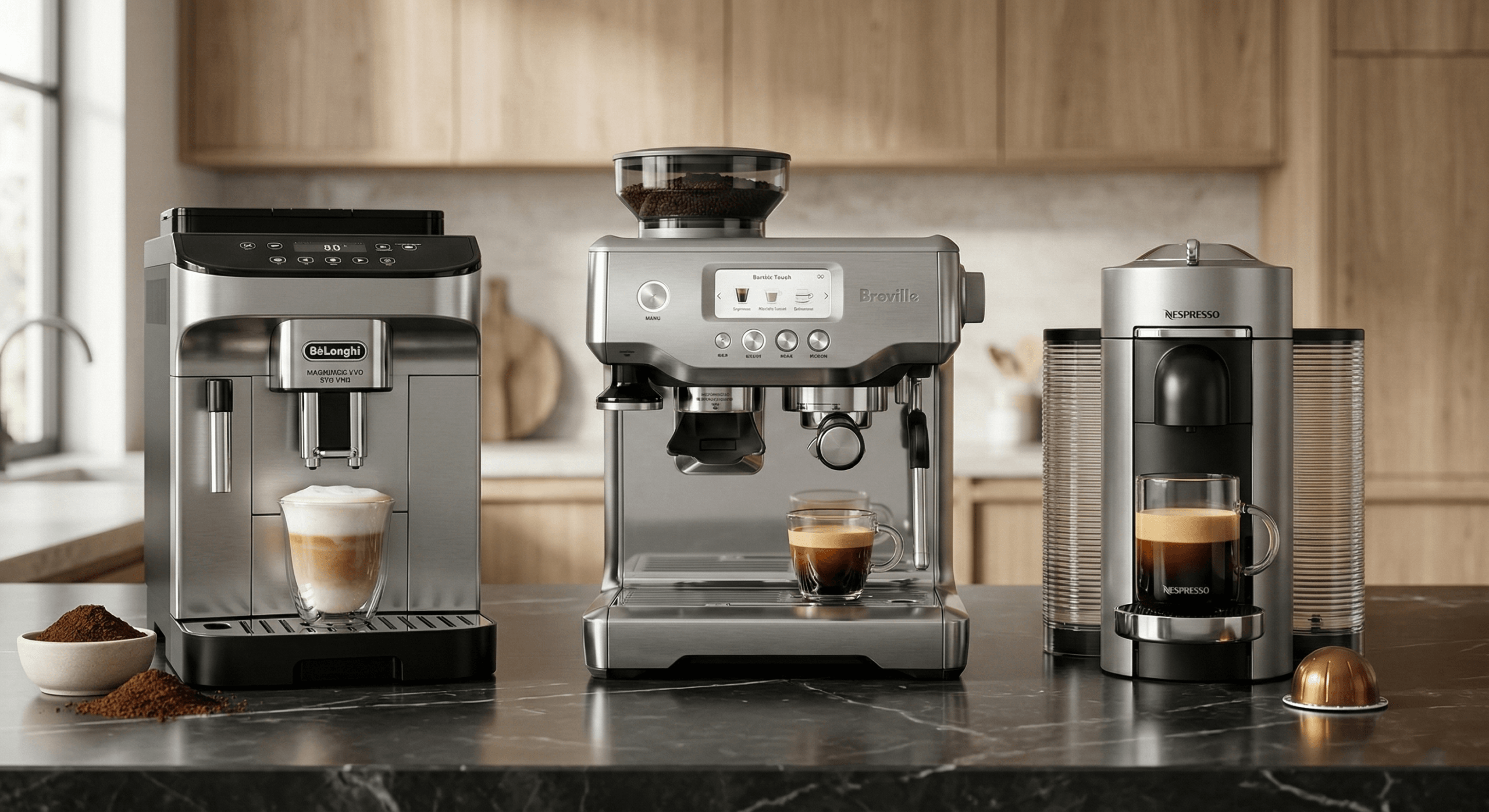 أفضل ماكينات القهوة المنزلية 2026: استمتع بمذاق الكافيهات ووفر مالك