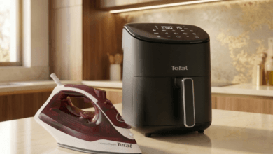 دليل شراء قلاية تيفال ايزي فراي ديجيتال 5 لتر مع مكواة هدية