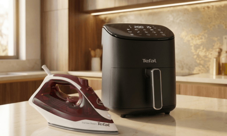 دليل شراء قلاية تيفال ايزي فراي ديجيتال 5 لتر مع مكواة هدية